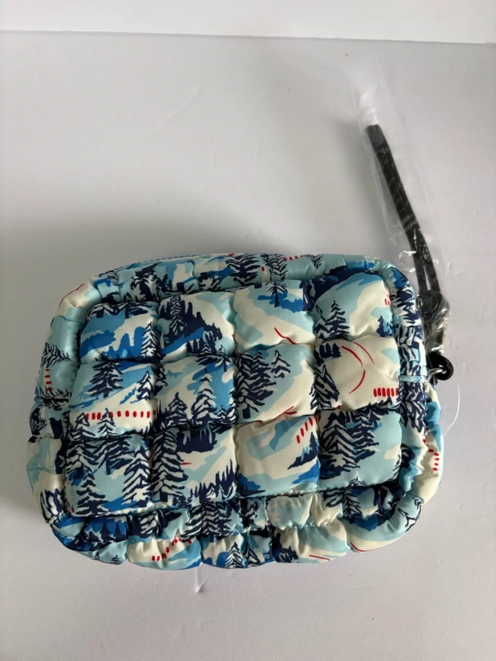 NWOT Free People FP Movement Printed Quilted Mini Case